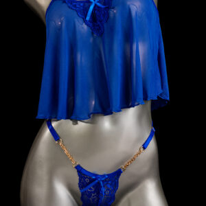 Conjunto azul cadenas