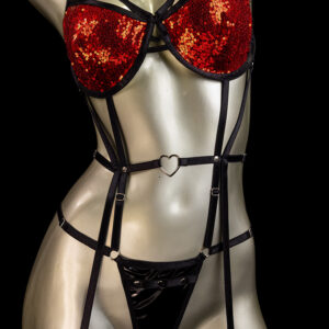 Triquini negro brillo