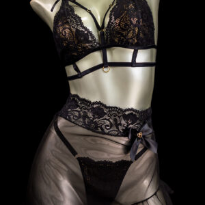 Conjunto falda negro